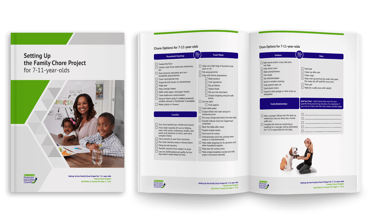 Family Finance materials speakers share through the Missouri Financial Educators Council